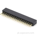 encabeçamento fêmea feito à máquina 1.27mm H4.1mm reto
